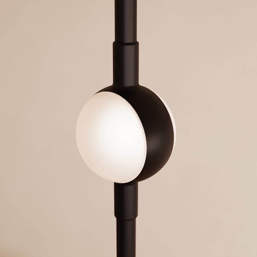 Sonneman Constellation 12" Wide LED Multi Light Pendant with White Optical Acrylic Shades and 120" Cable - 3000K