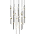 Sonneman Constellation 25" Wide LED Multi Light Pendant with White Optical Acrylic Shades and 240" Cable - 2200K