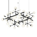 Sonneman Nebula 48 Light 61" Wide LED Abstract Chandelier