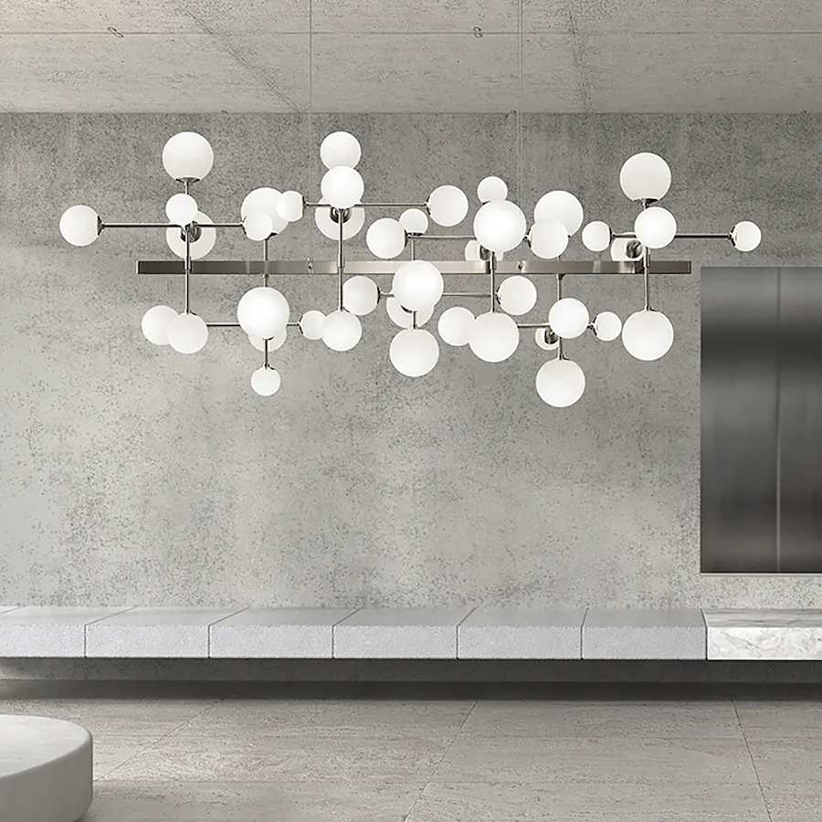 Sonneman Nebula 69" Wide Linear Chandelier
