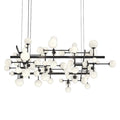 Sonneman Nebula 31 Light 80" Wide LED Abstract Chandelier