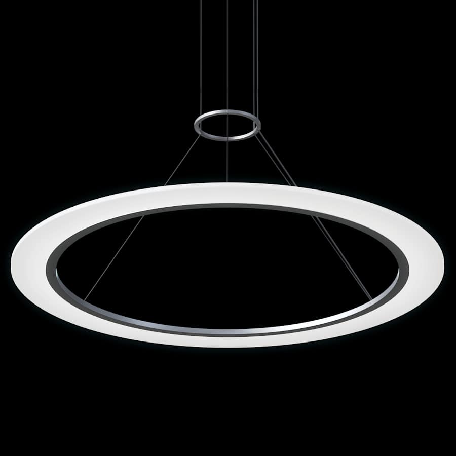 Sonneman Arctic Rings 38" Wide LED Suspension Pendant