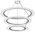 Sonneman Arctic Rings 3 Light 37" Wide LED Ring Chandelier