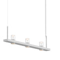 Sonneman Intervals 49" Wide Pillar Candle Linear Chandelier