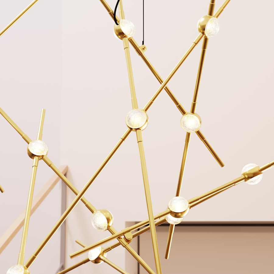 Sonneman Constellation 26" Wide Chandelier