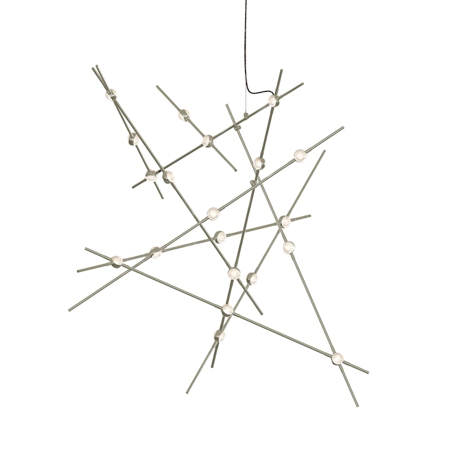 Sonneman Constellation Aquila Major 20 Light 37" Wide LED Abstract Pendant with Clear Acrylic Shades