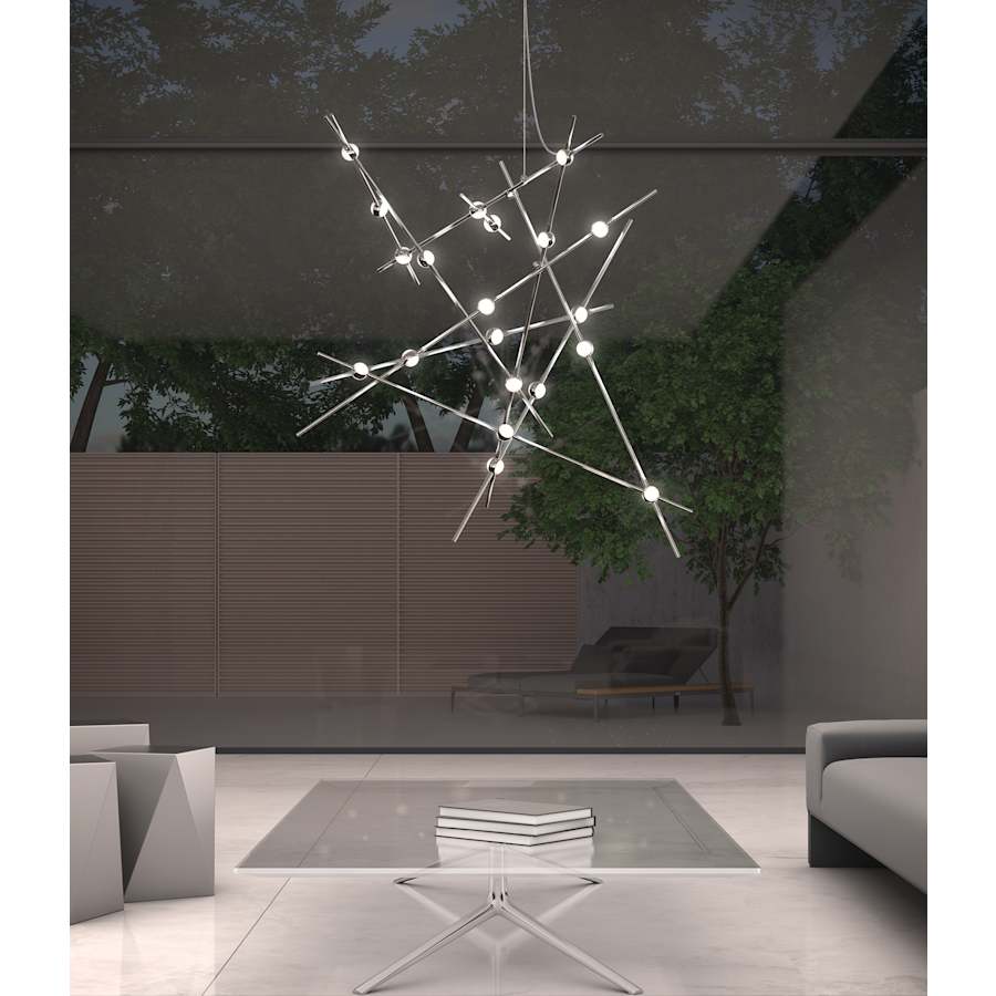 Sonneman Constellation Aquila Major 20 Light 37" Wide LED Abstract Multi Light Pendant