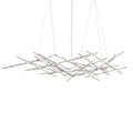 Sonneman Constellation Ursa Minor 25 Light 55" Wide LED Abstract Chandelier with White Acrylic Shades