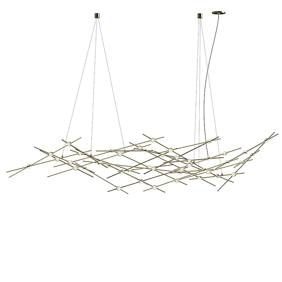 Sonneman Constellation Ursa Major 44 Light 93" Wide LED Abstract Chandelier