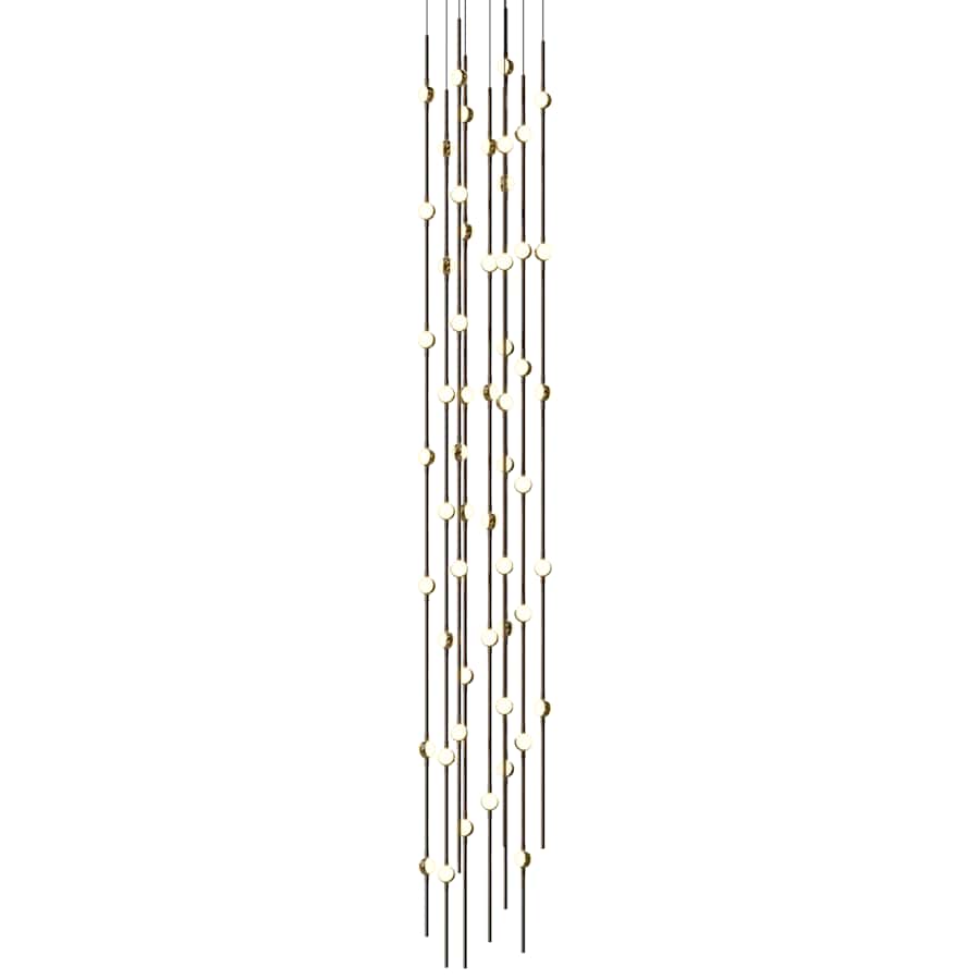 Sonneman Constellation 12" Wide Beaded Chandelier