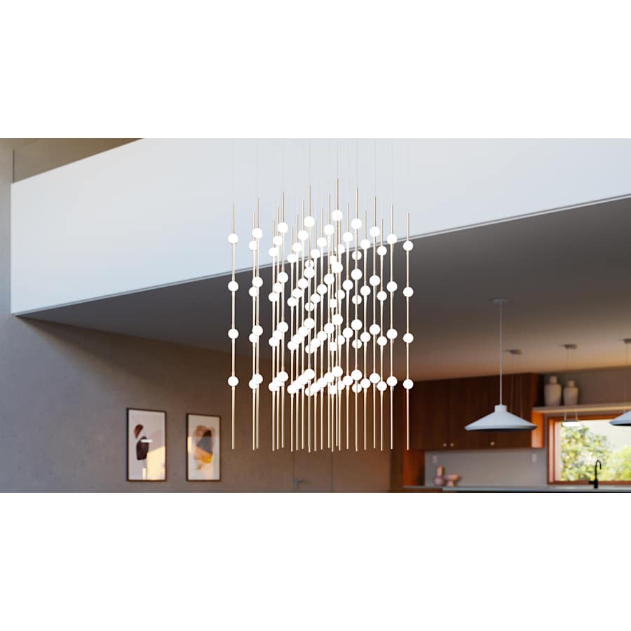 Sonneman Constellation 21" Wide Beaded Chandelier
