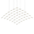 Sonneman Constellation Aquarius Major 49 Light 177" Wide LED Abstract Chandelier with Optical Acrylic Shades