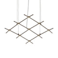 Sonneman Constellation 67" Wide Abstract Chandelier