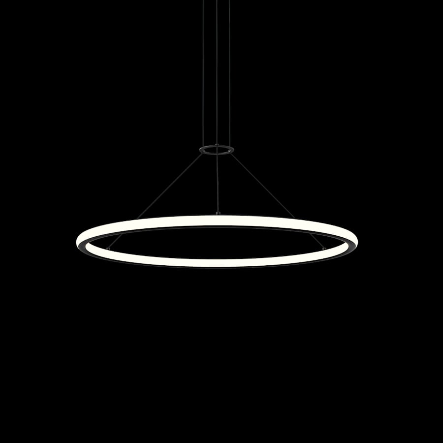 Sonneman Luna 38" Wide LED Ring Chandelier - 3000K