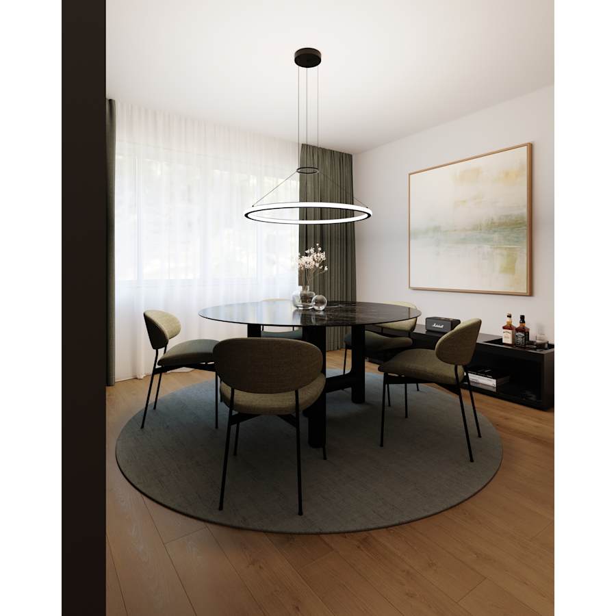 Sonneman Luna 38" Wide LED Ring Chandelier - 3000K
