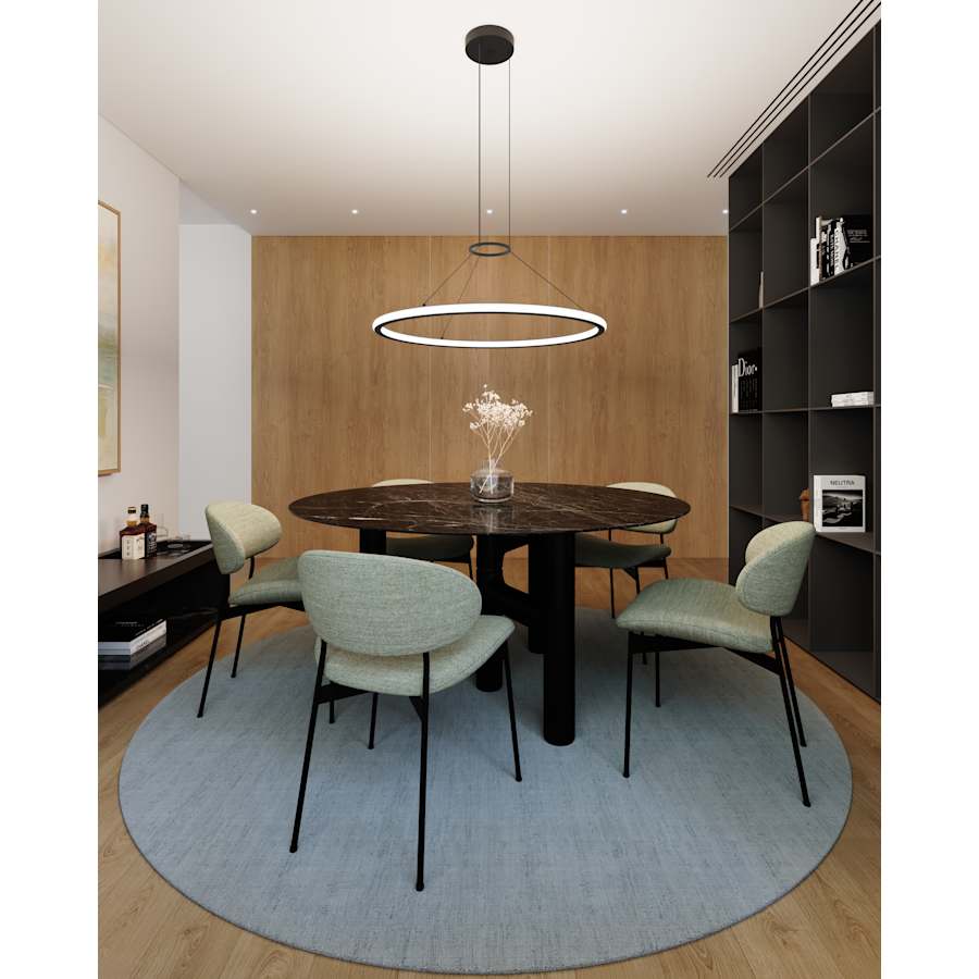 Sonneman Luna 38" Wide LED Ring Chandelier - 3000K