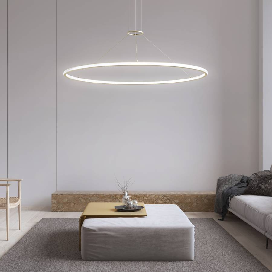 Sonneman Luna 38" Wide LED Ring Chandelier - 3500K