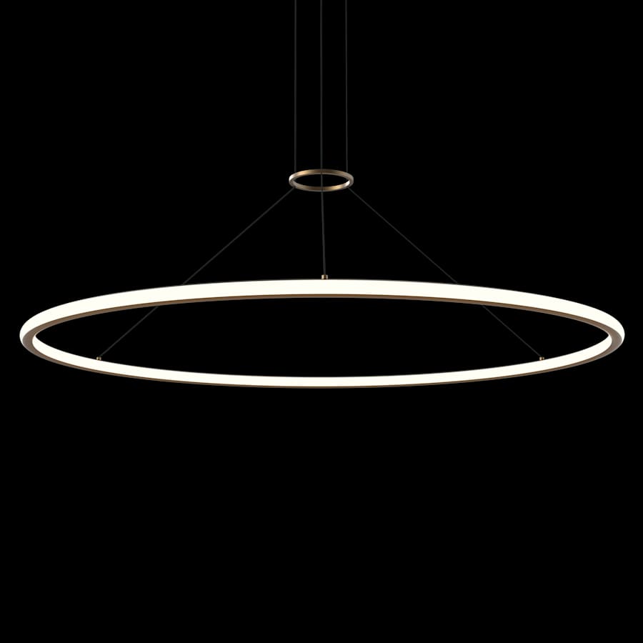 Sonneman Luna 62" Wide LED Ring Chandelier - 3000K