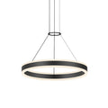Sonneman Double Corona 24" Wide Integrated LED Ring Chandelier with Acrylic Shades