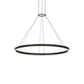 Sonneman Double Corona 48" Wide Integrated LED Ring Chandelier with Acrylic Shades