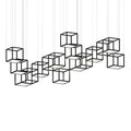 Sonneman Cubix 12 Light LED Pendant