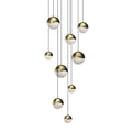 Sonneman Grapes 9 Light 14" Wide LED Suspension Multi Light Pendant