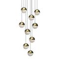 Sonneman Grapes 9 Light 14" Wide LED Suspension Multi Light Pendant