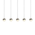Sonneman Grapes 5 Light 37" Wide LED Suspension Linear Pendant