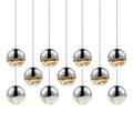 Sonneman Grapes 11 Light 38" Wide LED Suspension Linear Pendant