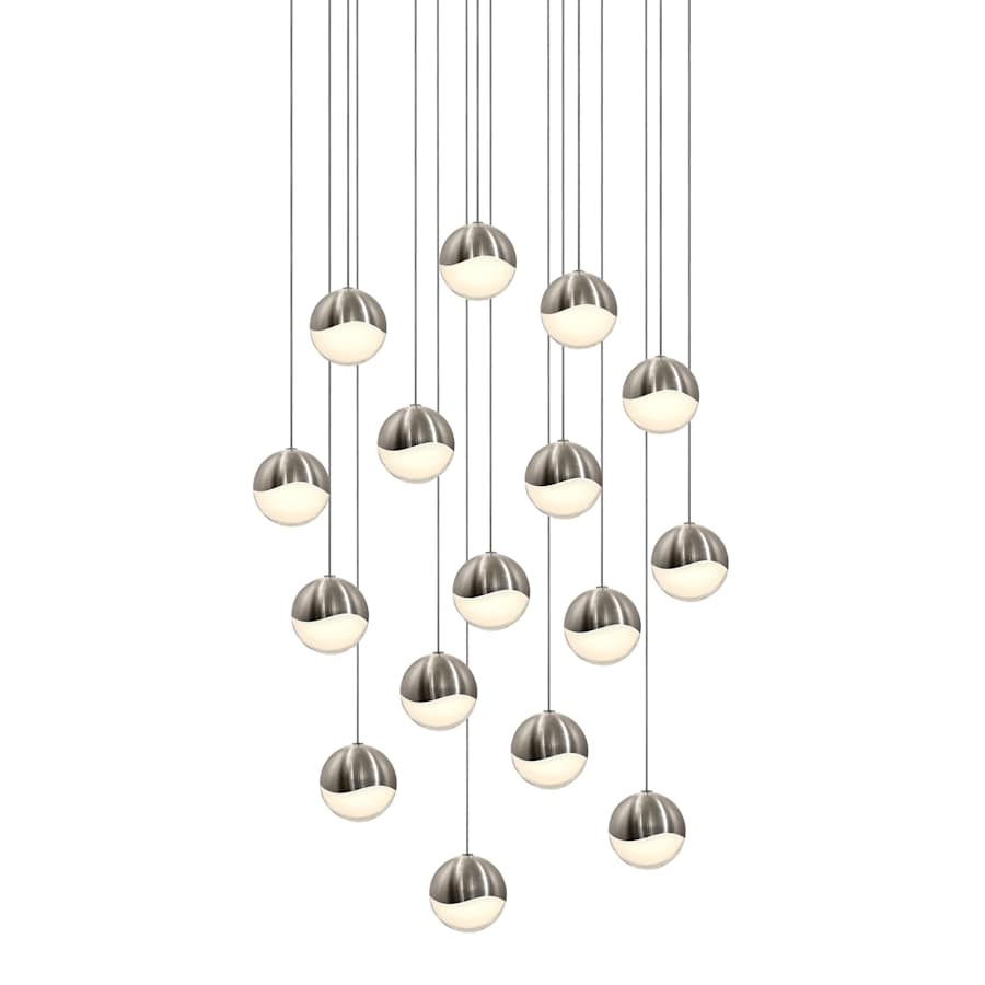 Sonneman Grapes 16 Light 24" Wide LED Suspension Multi Light Pendant