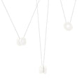 Sonneman Yo-Yo 79" Wide LED Multi Light Pendant with White Glass Shades