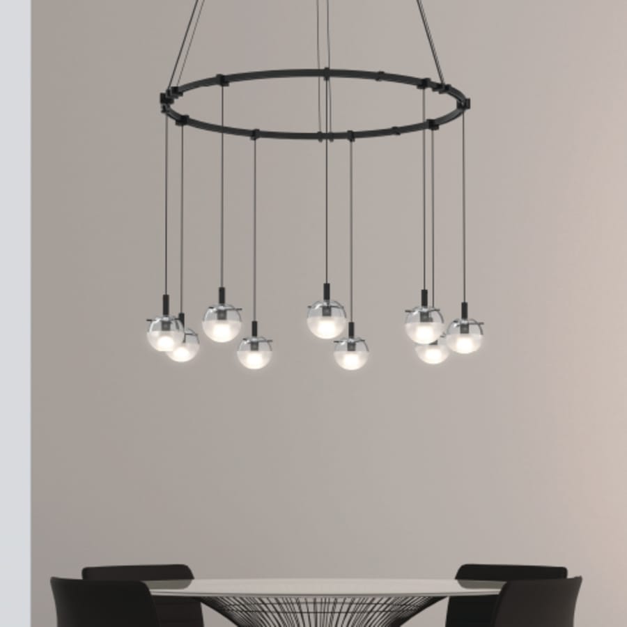 Sonneman Suspenders LED Single Ring Multi Light Pendant