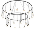 Sonneman Suspenders LED Double Ring Multi Light Pendant
