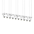 Sonneman Suspenders 10 Light 170" Wide LED Linear Chandelier
