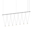 Sonneman Suspenders 7 Light 97" Wide LED Suspension Multi Light Pendant