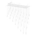 Sonneman Suspenders 117" Wide LED Abstract Linear Chandelier