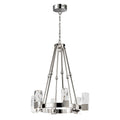 Studio M Empire 12 Light 26-1/2" Wide Integrated LED Chandelier with Faceted Crystal Shades
