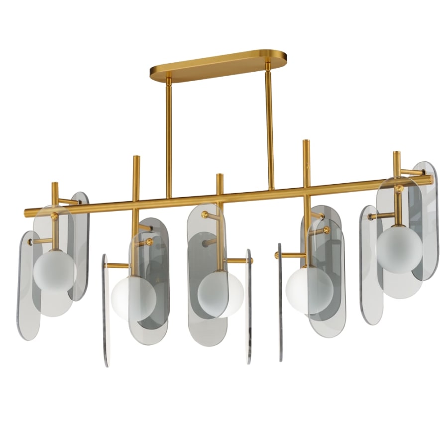 Studio M Megalith 5 Light 47" Wide LED Abstract Chandelier