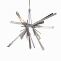 Synchronicity Nova 6 Light 47-3/16" Wide Abstract Chandelier with Swarovski Crystals