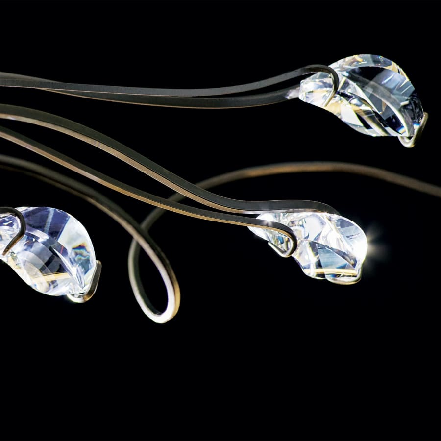 Synchronicity Courbé 30-1/2" Wide Integrated LED Linear Chandelier