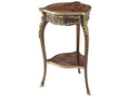 Althorp Living History Caryatids Shaped End Table in Mahogany and Brass