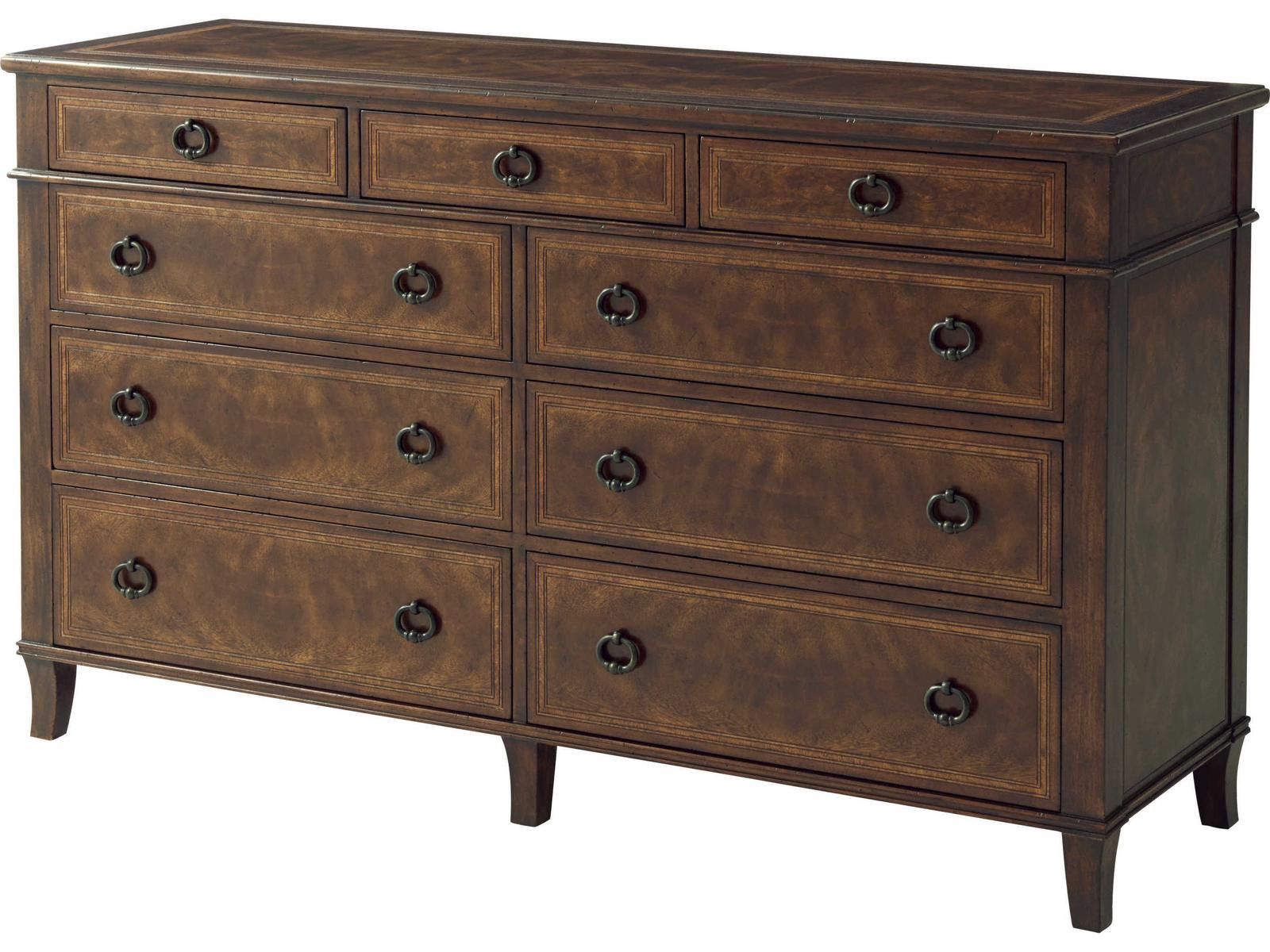 Brooksby 9-Drawer Cerejeira and Khaya Dresser in Brooksby Finish
