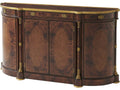 Essential In the Empire Style Sideboard with Flame Veneer and Brass Details