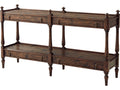 Althorp Victory Oak Console Table with Drawers