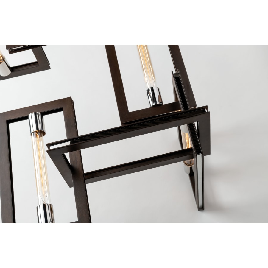 Troy Lighting Enigma 32" Wide 7 Light Abstract Chandelier
