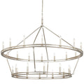 Troy Lighting Sutton 28 Light 52" Wide Taper Candle Chandelier - Champagne Silver Leaf