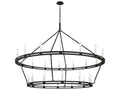 Troy Lighting 28-Light Sutton Chandelier in Textured Black