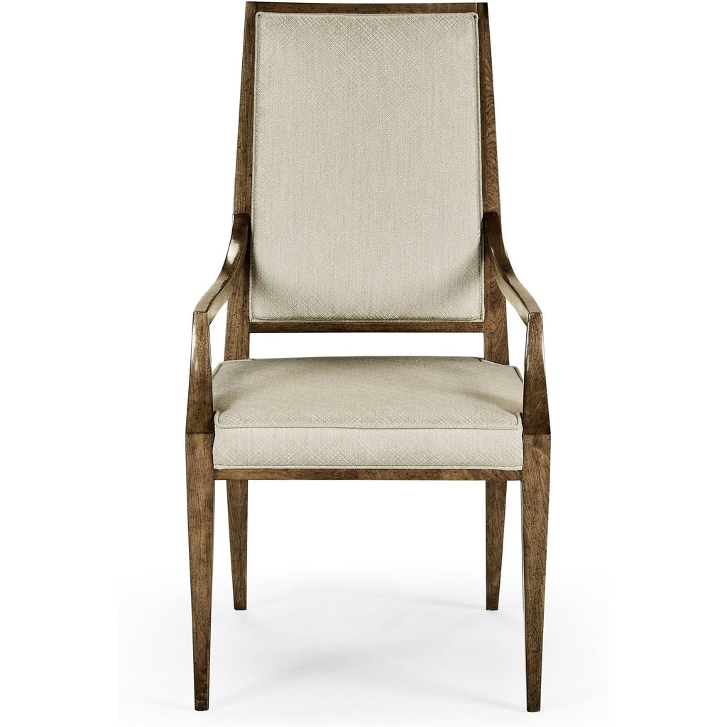 Jonathan Charles Barcelona Arm Chair (496063-AC-WBA-F200) - Set of 2