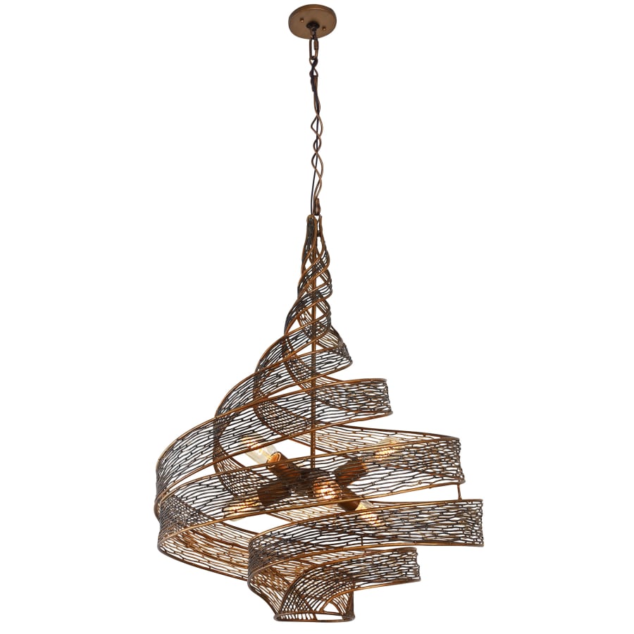 Varaluz Flow 6 Light 26" Wide Abstract Chandelier
