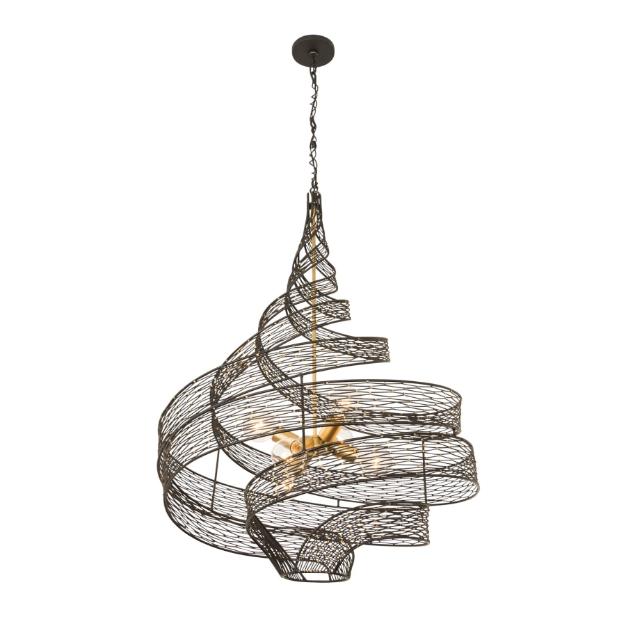 Varaluz Flow 6 Light 26" Wide Abstract Chandelier